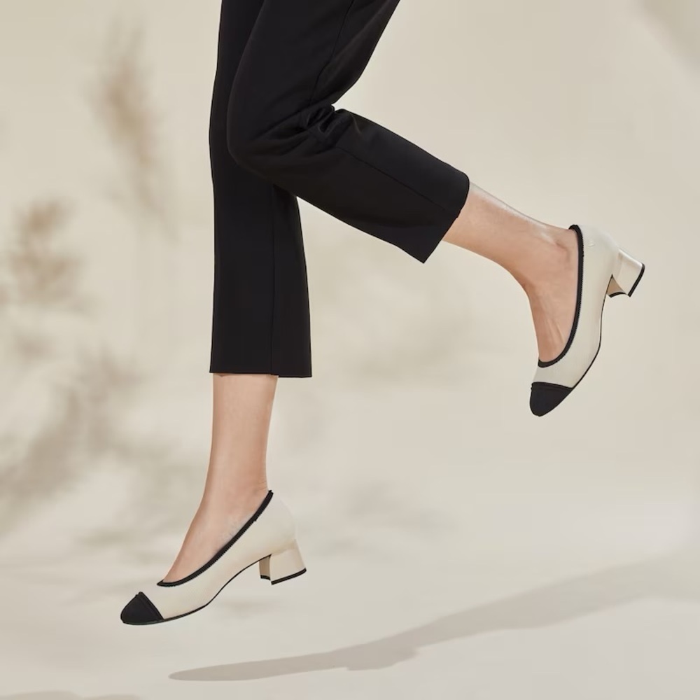 Vivaia Julie Black White Heels - Picture 3 of 10